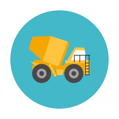 Beton mikseri kamyonu | Simge tasarım İnşaat