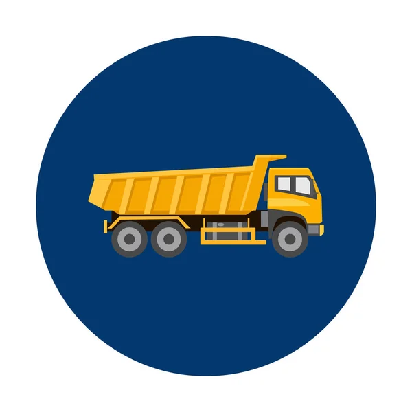 Lkw Icon Design Construction — Stockvektor