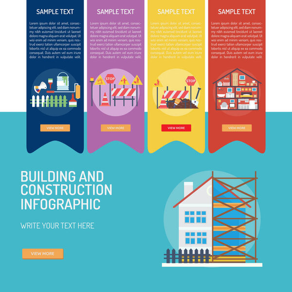 Building and Construction Infographic