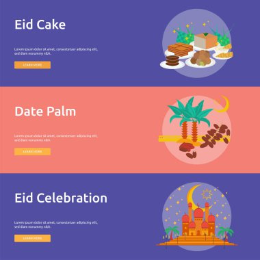 Eid ve Ramazan Banner tasarımı