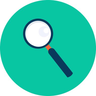 Büyüteç simgesi kavramsal tasarım