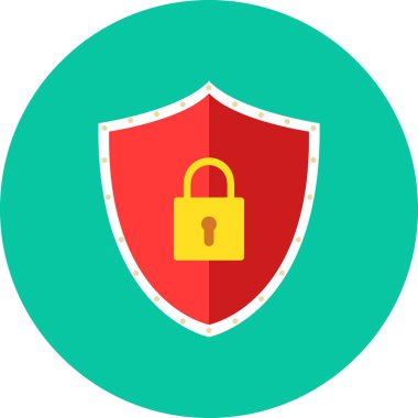 Güvenlik simgesi kavramsal tasarım