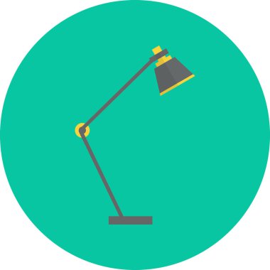 Çalışma lambası simgesi tasarım | Stil uzun gölge simgesi olan büyük düz simgelerin ve teknoloji, kavram, animasyon ve çok daha fazlası için mobilya, multimedya, kullanmak.