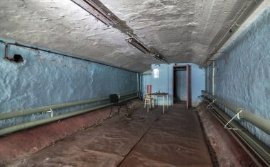 Sivil savunma için bir eski terk edilmiş binaların yuvası