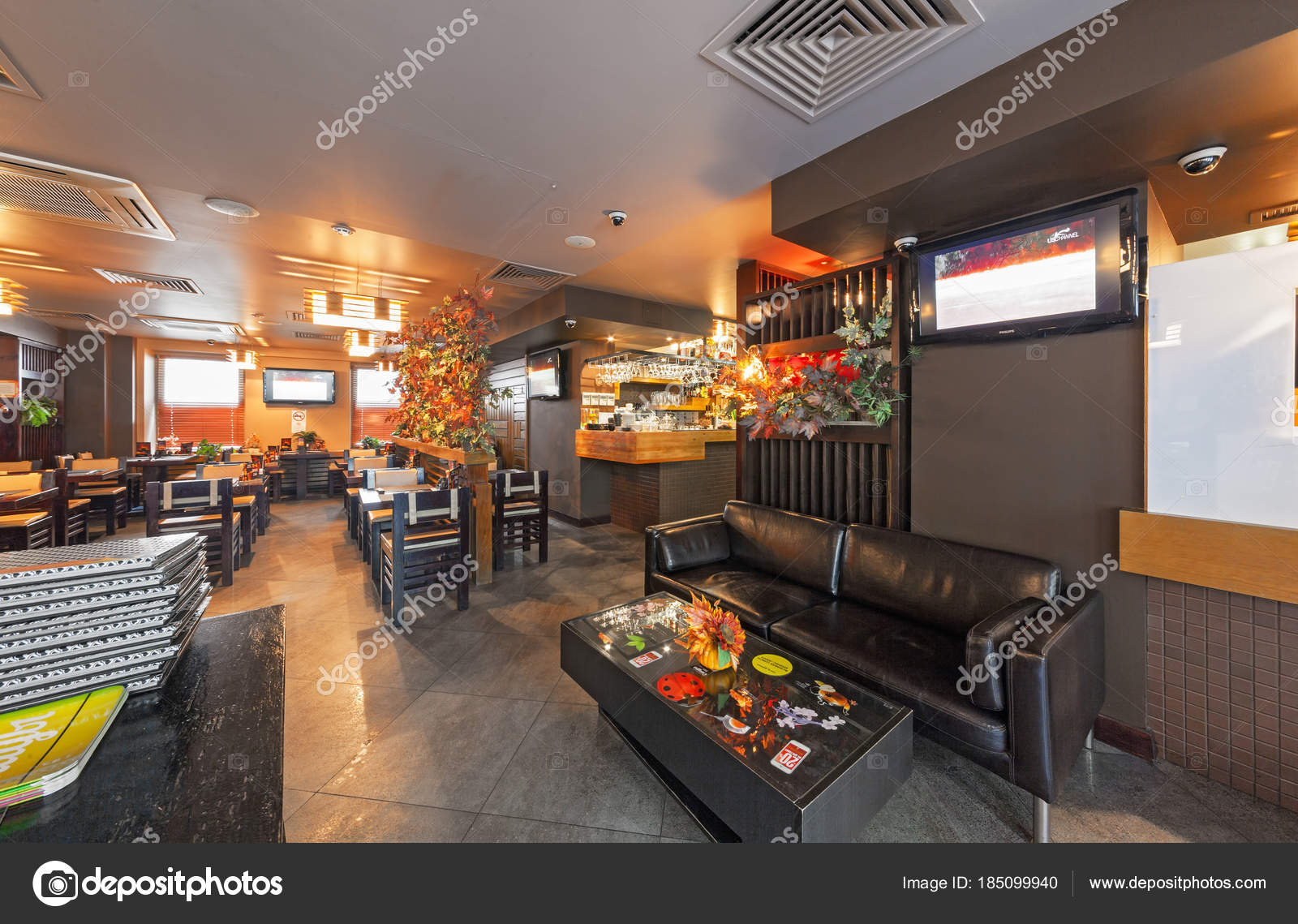 Moscow September 2014 Interior Modern Japanese Restaurant