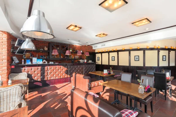 Moscow Harus 2014 Interior Dari Sebuah Restoran Bar Disko Mewah — Stok Foto