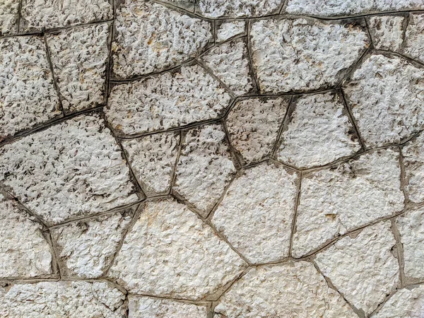 내부와 외부를 위한 바닥 바닥 바닥 또는 부식 과 나이의 징조가 있는 울퉁불퉁 한 석조 벽돌 — 스톡 사진