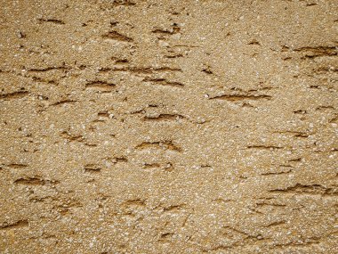 Building wall in yellow brown color on the outside looking old with rough texture and signs of damage ready to be renovated