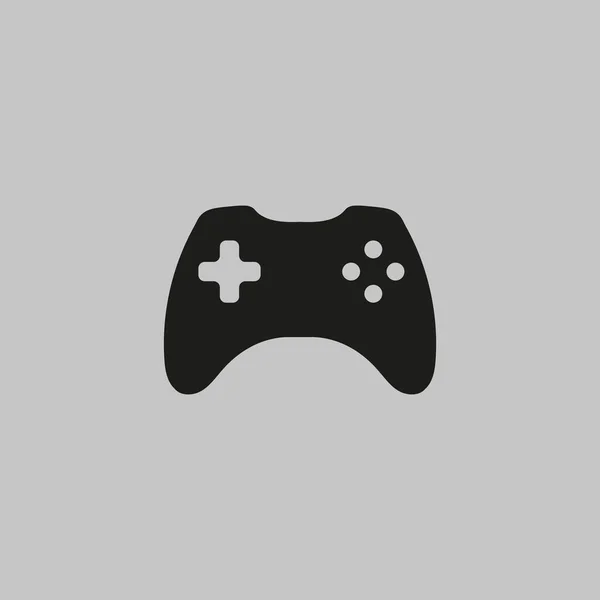 Icono del controlador de juego. Diseño plano. Ilustración vectorial . — Vector de stock