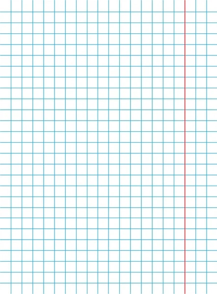 Page of school notebook. Square. Vector illustration. — 图库矢量图片