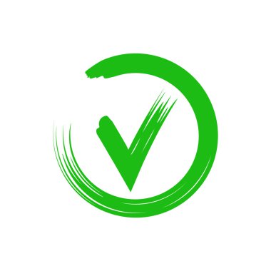 Damgalanmış desenli işaret. Vektör illüstrasyonu, izole.