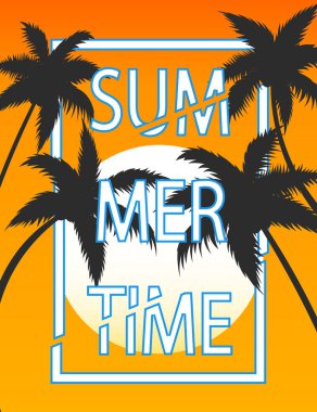 Yaz zamanı, yaz tişörtü için çiçek desenli tropikal desenler. Vektör.