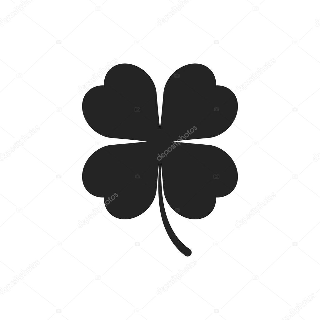 Vector illustration of clover icon. Isolated. eps10.