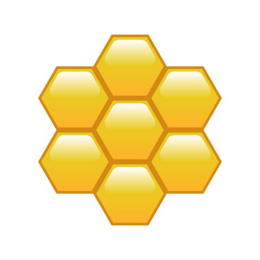 Beyaz arka planda para altıgeninin vektör çizimi. İzole edilmiş.