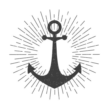 Klasik Sunucu İllüstrasyonu ve güneş kremi. Vektör illüstrasyonu.