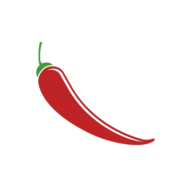 Chilischote Farbe flaches Symbol für Web-und mobiles Design. Vektor. — Stockvektor
