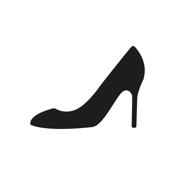 Жіноче взуття векторний значок. Плоский дизайн. Ізольовані . — стоковий вектор