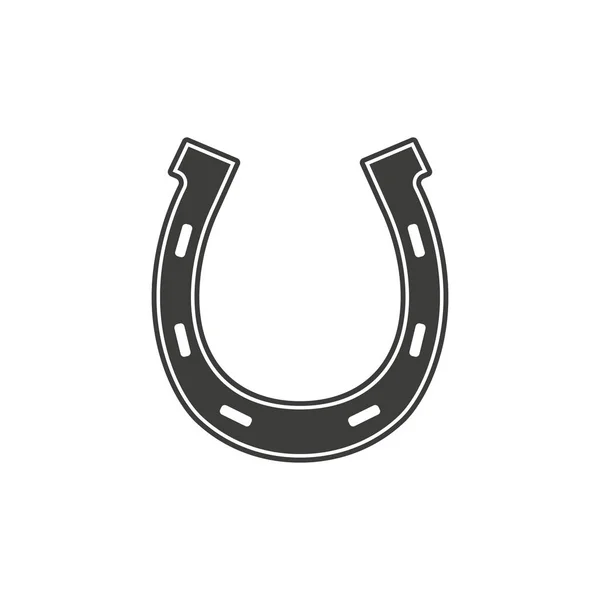 Vektor illustration av enkla hästsko ikon. Isolerad. — Stock vektor