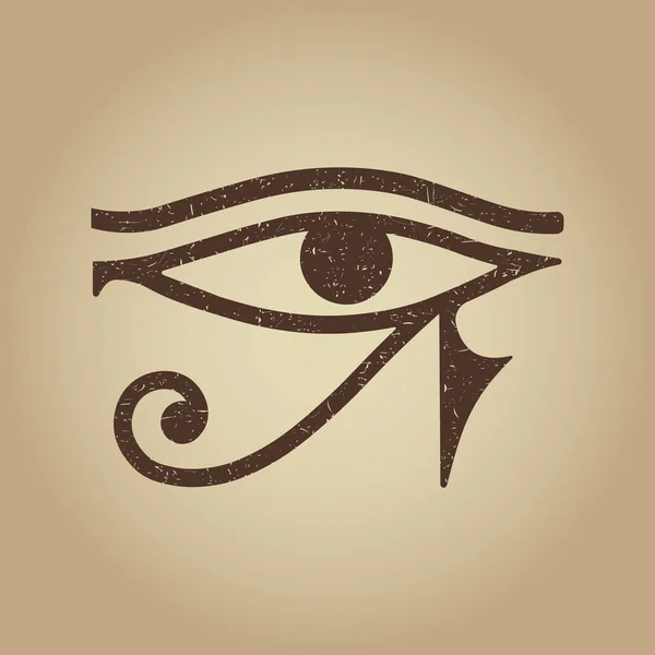 Vector illustration of God Ra eye. Isolated. — Stock Vector