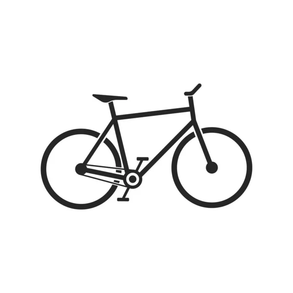 Ilstração vetorial do ícone da bicicleta. Design plano. Isolados . — Vetor de Stock