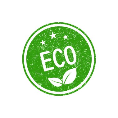 Beyaz arka planda desenli eko damgası vektör yanılsaması. İzole edilmiş.