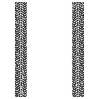 Beyaz arka planda desenli lastik izleri var. Bölüm 10.