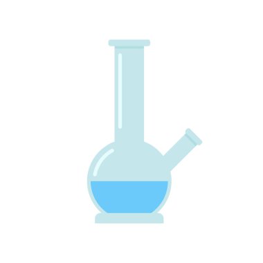 bbq ikonunun vektör illüzyonu. Düz dizayn. İzole edilmiş.