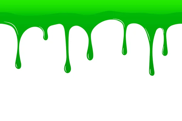 Vektor illusztráció zöld nyálka zökkenőmentes háttér. Elszigetelt. — Stock Vector