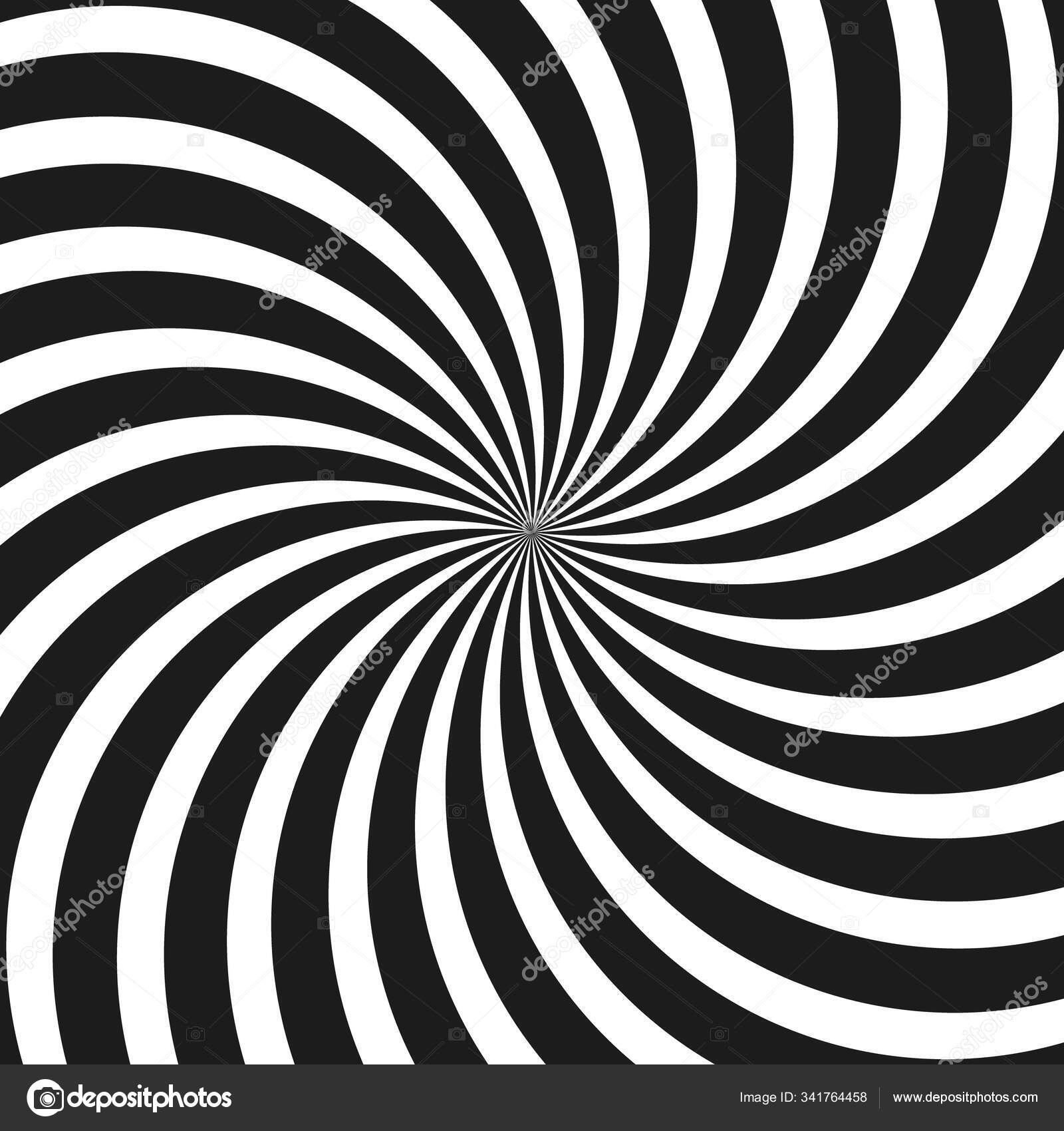 Vector illstration of black and white spiral background. Stock Vector Image  by ©nazb438@ #341764458