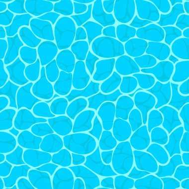 Vector illstration of blue water background. Isolated.