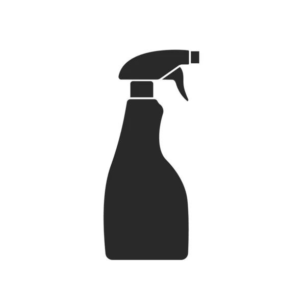 Ilustración vectorial del icono de la botella de spray. Diseño plano. Aislado . — Archivo Imágenes Vectoriales