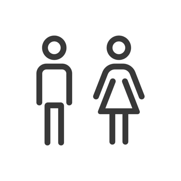 男性女性のアイコン 背景のベクトル図 — ストックベクタ