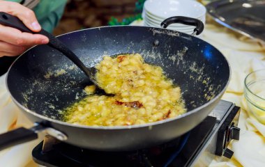 Kızarmış hamur kerala Aperatif muz