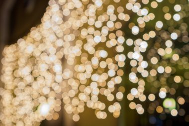 Arka plan olarak Bokeh üzerindeki ışıklar.