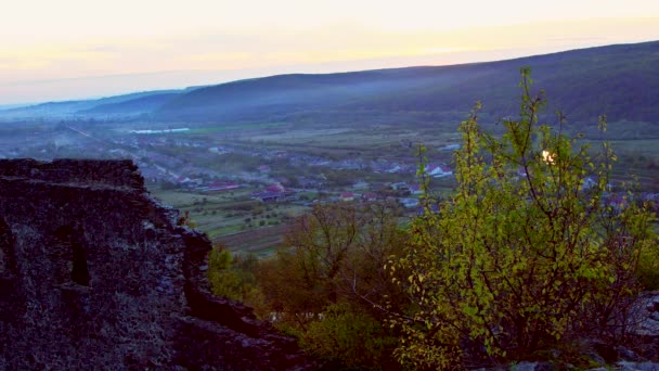 Landschaft im Herbst Berge. — Stockvideo