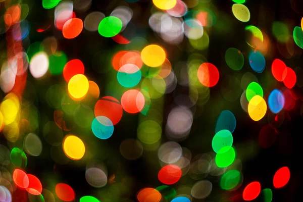 Navidad bokeh luz abstracta vacaciones fondo — Foto de Stock