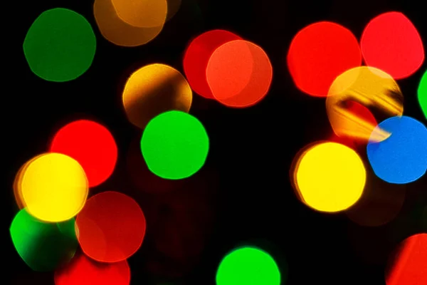 Noel Bokeh arka plan ışık — Stok fotoğraf