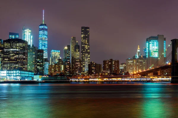 Luzes da cidade de Nova Iorque — Fotografia de Stock
