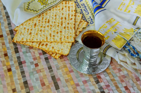Páscoa judaica matzoh pão torá — Fotografia de Stock