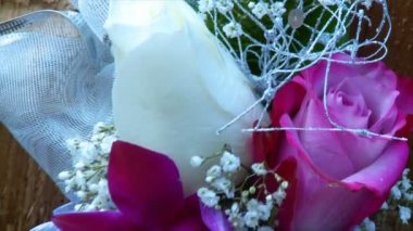 Pembe peonies, beyaz ortanca ve ışık mavi çiçek withnies, beyaz ortanca ve ışık mavi çiçekler pembe peowedding Buket buket düğün
