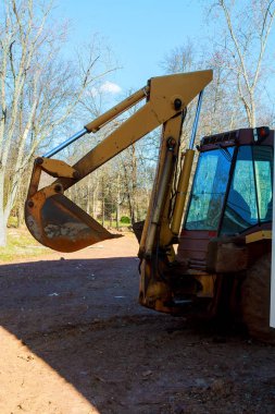 Kürek sarı kazı makinenin