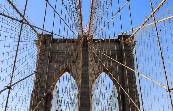 Brooklyn Bridge, New York City — Stock fotografie