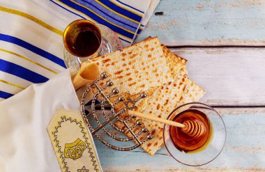 Yahudi tatil hannukah menorah geleneksel ile