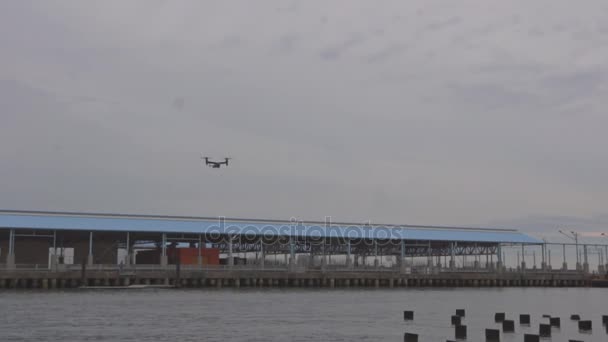 ニューヨーク シティ - 2017 年 5 月 4 日ニューヨーク市マンハッタン海洋ヘリコプター飛行隊 Hmx-1 は合衆国大統領の輸送を担当 — ストック動画