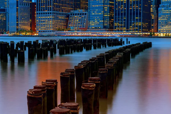 Gran vista del horizonte de Manhattan —  Fotos de Stock