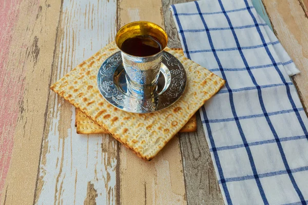 유태인 휴일 matzoh 유월 절 빵 율법 — 스톡 사진