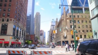 Ofis blokları ve daireler. New York, Kuzey Amerika, ABD 20 Nisan 2016