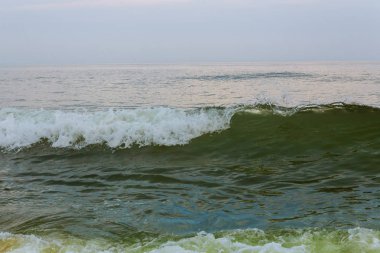 Güzel mavi okyanus dalgası okyanus büyük dalgalar