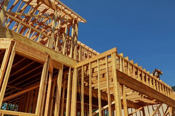 Neues Eigenheim im Bau — Stockfoto