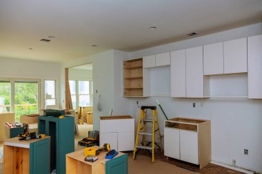 Ocak aspiratör fan kukuleta ile Mutfak Dekorasyon İnşaat